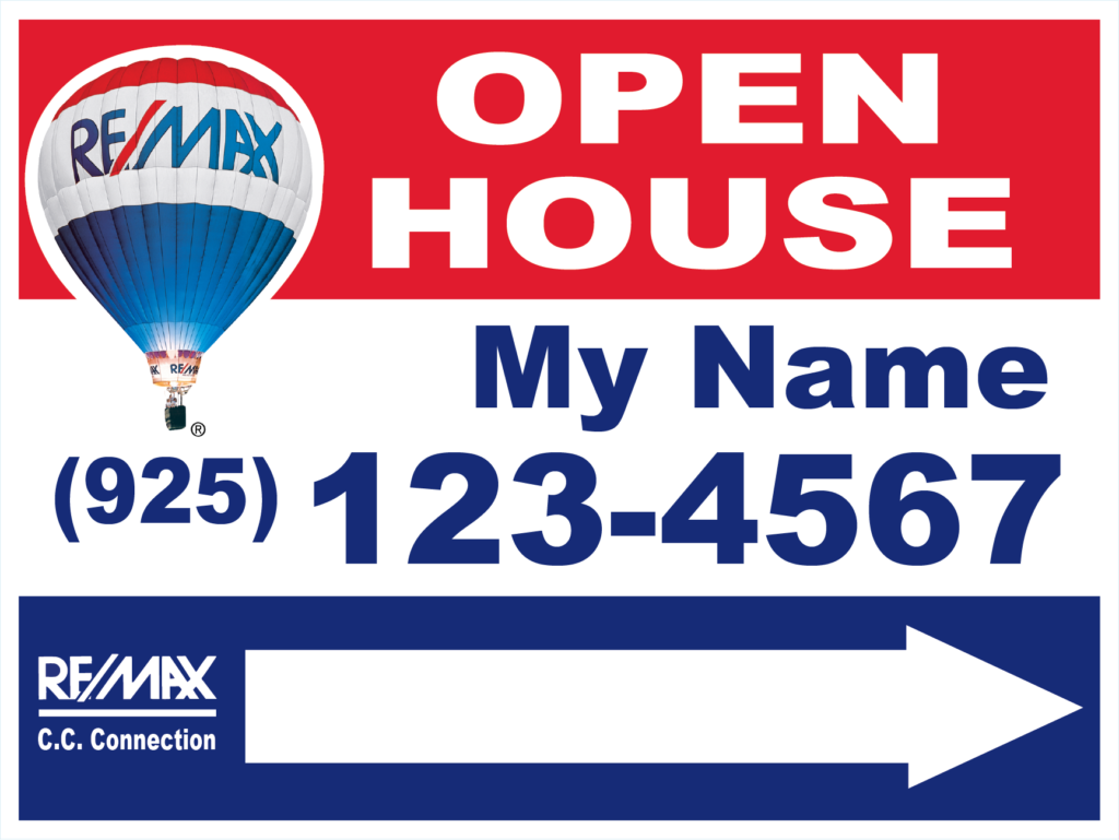 open house sign